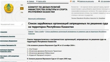 Қазақстанда белсенділік танытуға тыйым салынған экстремистік ұйымдардың тізімі жарияланды