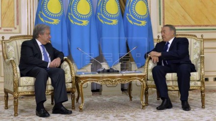 Назарбаев БҰҰ-ның жаңа тағайындалған бас хатшысын Қазақстанға сапармен келуге шақырды