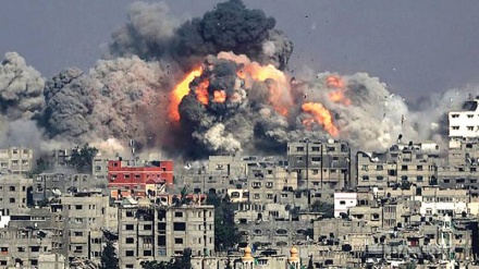 Сионистік режимнің қырғи ұшақтары Газа аймағына шабуыл жасады