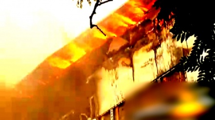 Қазақстанда бір қонақ үй өртенді