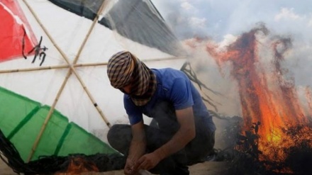 Газа секторынан сионистік қалашықтарға қарай отты шарлар жіберілді