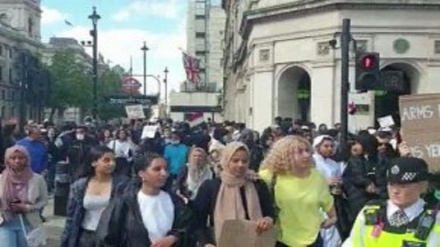 Лондонда саудиялықтардың Йемендегі қылмыстарына қарсы шеру өтті