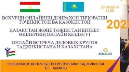 Тәжікстан мен Қазақстан кәсіпкерлері онлайн кездесті