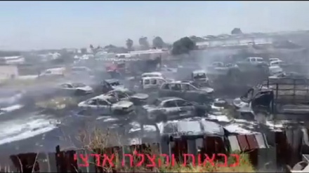 Басып алынған Палестинадағы Бен-Гурион әуежайы маңында ауқымды өрт болды