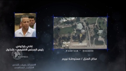 Сионистік басшылардың үйлерін қарсыласу зымырандары нысанаға алған кезде