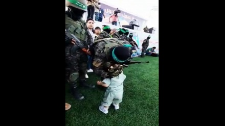 Газада жеңісті тойлау сәті