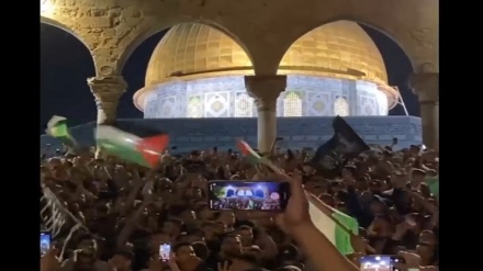 Әл-Ақса мешітінің қуанышты көңіл күйі