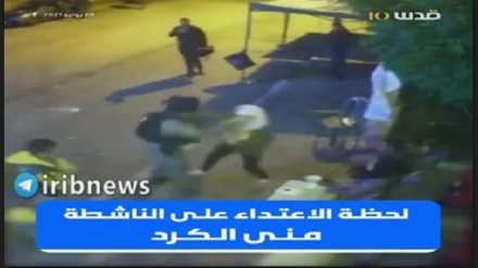 Сионистік әскерилер палестиналық белсенді әйелге шабуыл жасады