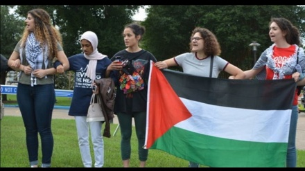 АҚШ-тың сионистік режиммен әріптестігіне қарсы наразылық акциясы өтті