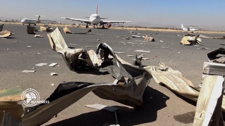 Сана әуежайындағы қирандылардың көлемі