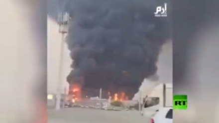 Абу-Даби әуежайы мен өнеркәсіптік қала йемендік зымырандық шабуылдан кейін  