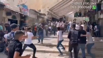 Палестиналық жастар сионистік қалашық тұрғындарына қатаң жауап берді