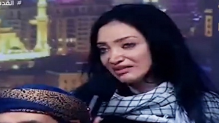 Христиан қыз тікелей эфирде шәһид Солейманидың аты аталғанда көзіне жас алды 