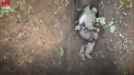 Ресейлік әскеридің украиндық ұшқышсыз ұшақтың шабуылынан құтқарылу сәті  