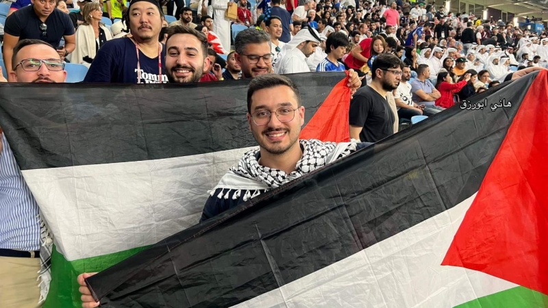 Катардағы Әлем чемпионатында Палестинаға қолдау көрсету жалғасуда