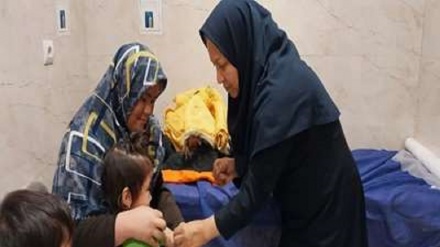 Иранның оңтүстігінде 2500 шетелдік бала вакцинацияланды