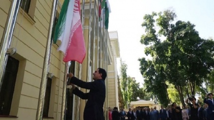 Шанхай Ынтымақтастық Ұйымының тұрақты мүшесі ретінде Иранның туы Ташкентте көтерілді