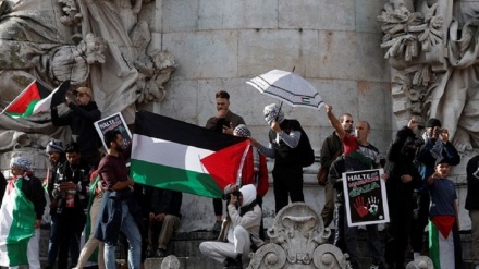 Париж пен Лионның мыңдаған тұрғыны Газаға қолдау ретінде шеруге шықты 