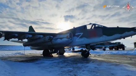 Ресей Аэроғарыш күштерінің Су-25 жойғыштары Украина қарулы күштерінің бөлімшелеріне шабуыл жасады