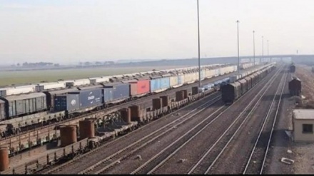 Теһрандағы темір жол стансасынан 400 тонна экспорттық тауар жіберілді