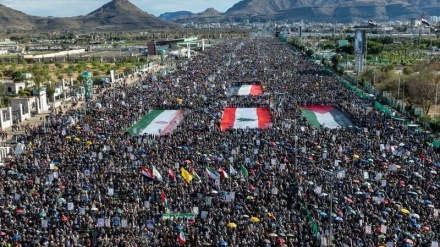 Миллиондаған йемендік Иран, Ливан және Палестинаны қолдау шеруіне қатысты